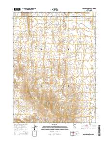 2014 Map of Gollaher Mountain, 2014 Print