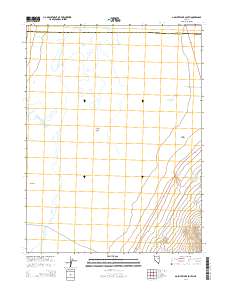 2014 Map of Goshute Lake South, 2014 Print