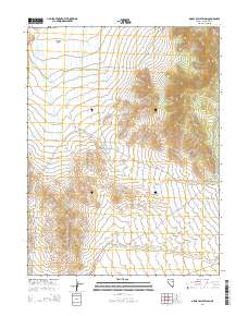 2014 Map of Grass Valley Wash, 2014 Print