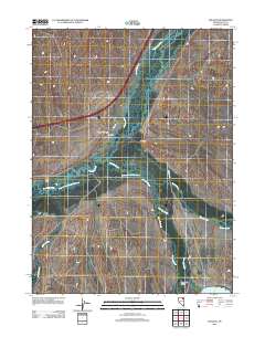 2012 Map of Halleck, 2012 Print