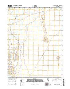 2014 Map of High Bald Peaks SE, 2014 Print