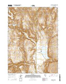 2015 Map of High Rock Lake, 2015 Print