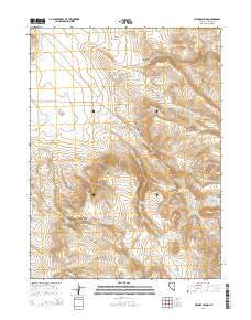 2014 Map of Hillside Spring, 2014 Print