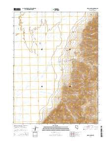 2015 Map of Hobo Canyon, 2015 Print