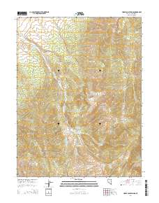 2014 Map of Horse Camp Springs, 2014 Print