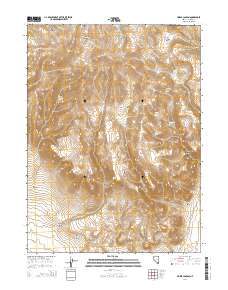 2014 Map of Horse Canyon, 2014 Print