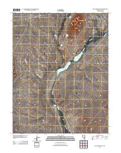 2012 Map of Hot Creek Butte, 2012 Print