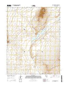2014 Map of Hot Creek Butte, 2014 Print