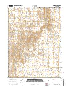 2015 Map of Hot Springs Creek, 2015 Print