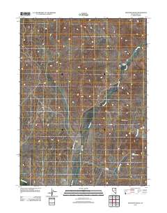 2012 Map of Huntsman Ranch, 2012 Print