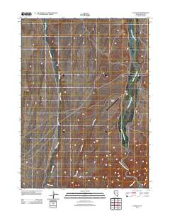 2012 Map of I L Ranch, 2012 Print