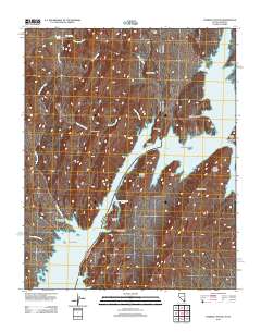 2012 Map of Iceberg Canyon, 2012 Print