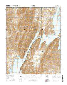2014 Map of Iceberg Canyon, 2014 Print