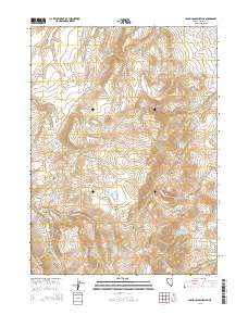 2015 Map of Idaho Canyon Spring, 2015 Print