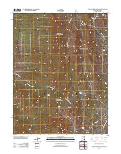 2012 Map of Indian Garden Mountain, 2012 Print