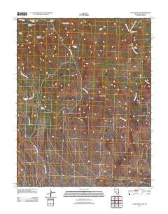 2012 Map of Jacks Mountain, 2012 Print