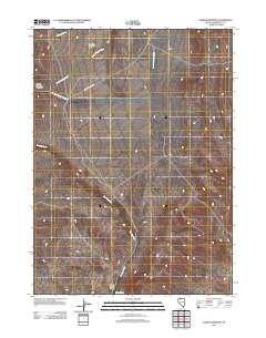 2011 Map of Jordan Meadow, 2011 Print