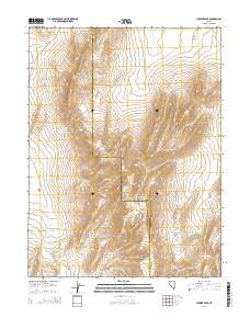 2014 Map of Juniper Peak, 2014 Print