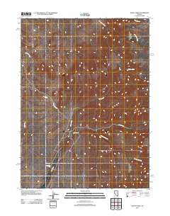 2012 Map of Kenny Creek, 2012 Print
