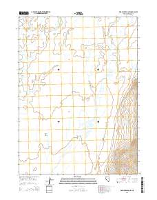 2015 Map of King Lear Peak NW, 2015 Print