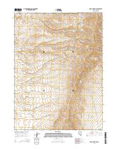 2014 Map of Knoll Mountain, 2014 Print