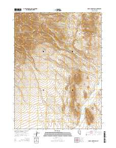 2014 Map of Knoll Mountain SE, 2014 Print
