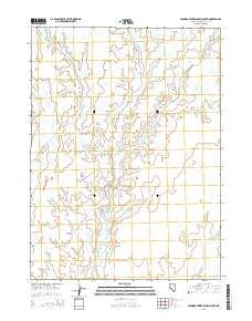 2015 Map of Leonard Creek Slough South, 2015 Print
