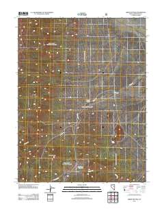 2012 Map of Limestone Peak, 2012 Print