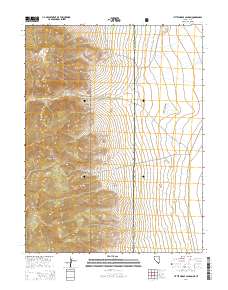 2014 Map of Little Horse Canyon, 2014 Print