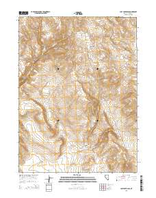 2015 Map of Lost Creek Pass, 2015 Print