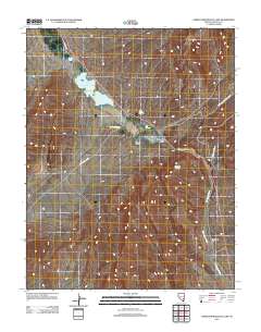 2012 Map of Lower Pahranagat Lake, 2012 Print