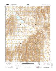 2015 Map of Lower Pahranagat Lake, 2015 Print