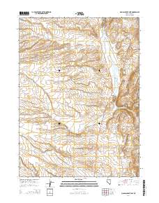 2014 Map of Mahala Creek East, 2014 Print