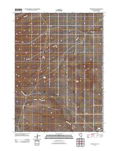 2011 Map of Maiden Butte, 2011 Print