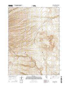 2015 Map of Maiden Butte, 2015 Print