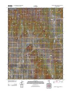 2012 Map of Marking Corral Summit, 2012 Print