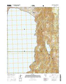 2014 Map of Marlette Lake, 2014 Print