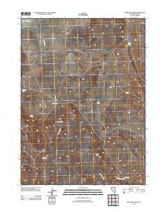 2011 Map of Massacre Creek, 2011 Print