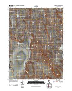 2011 Map of Massacre Lake, 2011 Print