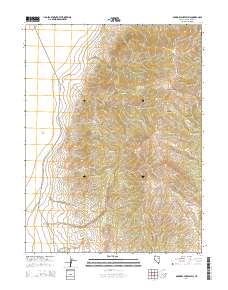 2014 Map of McBrides Sheep Well, 2014 Print