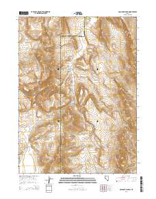 2015 Map of McConnel Canyon, 2015 Print