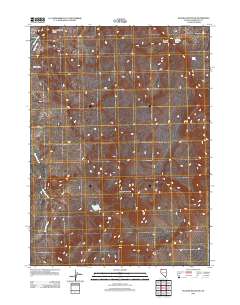 2011 Map of McGhee Mountain, 2011 Print