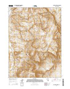 2015 Map of McGhee Mountain, 2015 Print