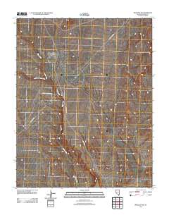 2012 Map of Mesquite NW, 2012 Print