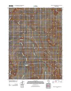 2012 Map of Middle Draw Reservoir, 2012 Print