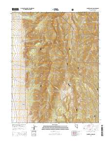 2014 Map of Minerva Canyon, 2014 Print