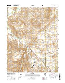 2014 Map of Mitchell Spring, 2014 Print