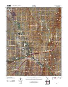 2012 Map of Moapa East, 2012 Print