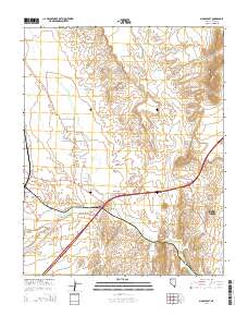2014 Map of Moapa East, 2014 Print