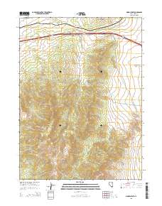 2015 Map of Moor Summit, 2015 Print
